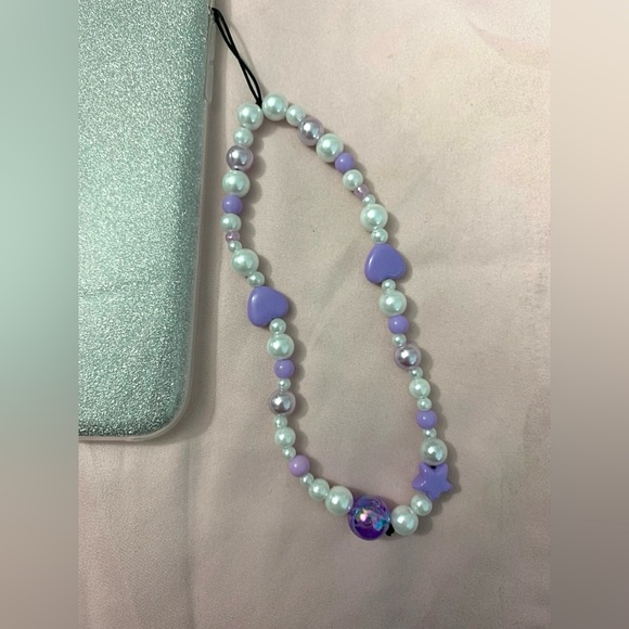 5/$20 (ENTIRE SHOP CLEARANCE) Lavender / purple phone strap 💜 - Picture 2 of 4